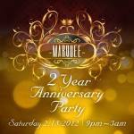 Marquee Two-Year Anniversary