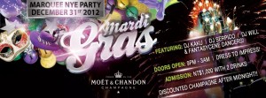 2012-12-31 Marquee NYE Mardi Gras Party!!